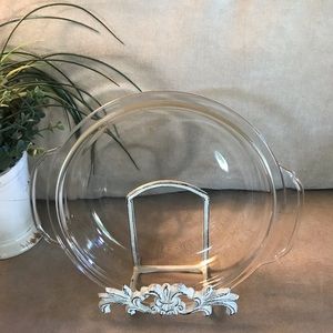 Vintage Pyrex round glass casserole lid #488